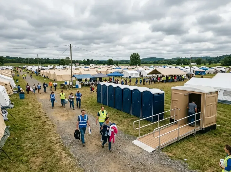 disaster-relief-camp-restrooms-010 — frequently asked questions, Dumpster & Portable Bathrooms Rental in Eagle, ID